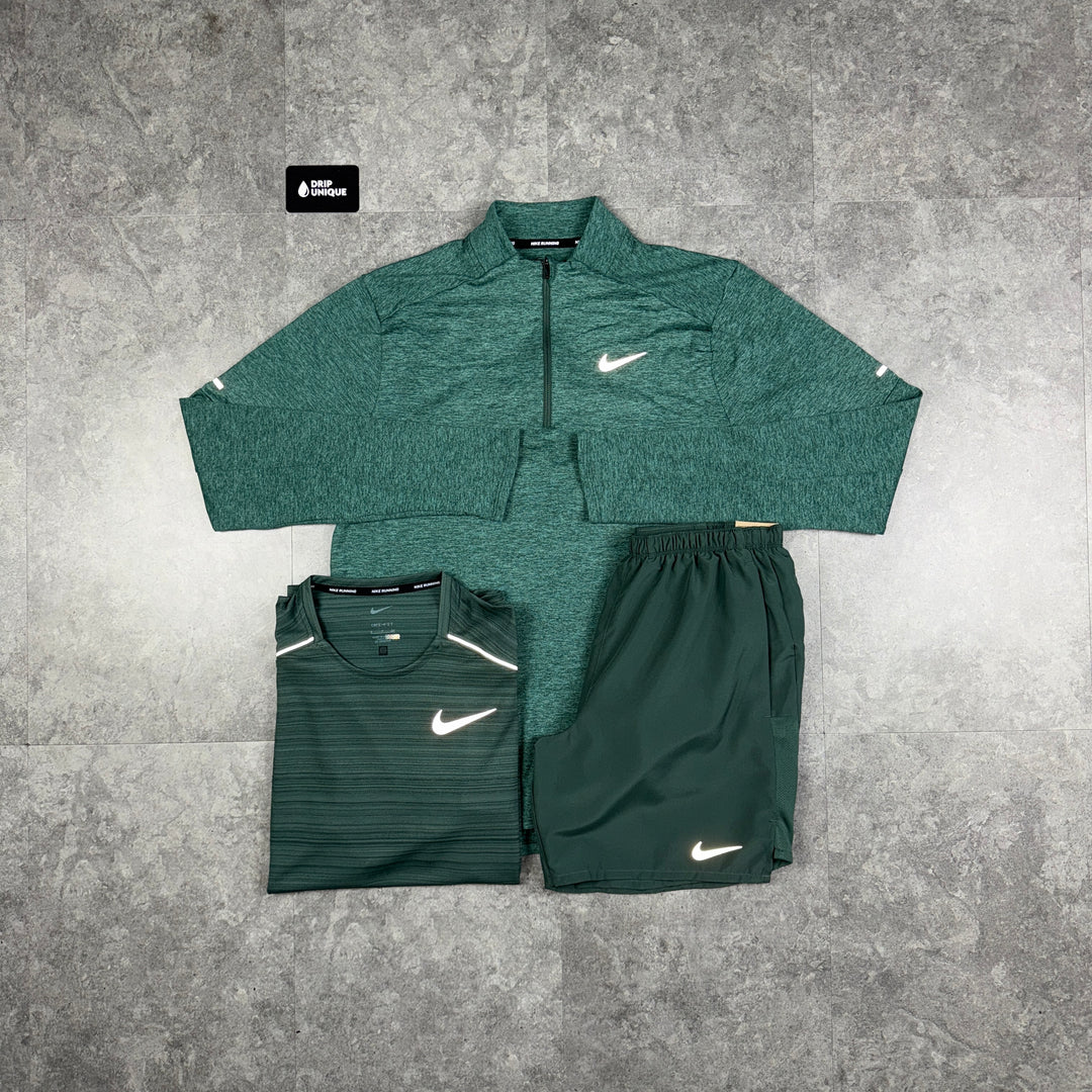 Nike Element 1/4 Zip Vintage Green Bundle, dripuniqueuk