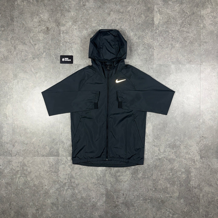 Nike Essential Windrunner Jacket Black, nike windrunner jacket, dripuniqueuk