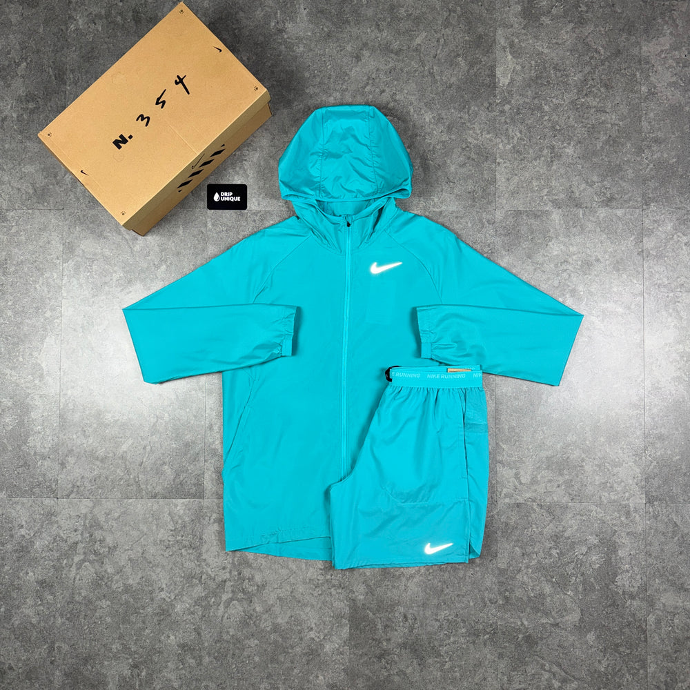Nike Essential Windrunner Jacket Dusty Cactus & Dusty Cactus Flex Stride Shorts Set, nike jacket set, dripuniqueuk