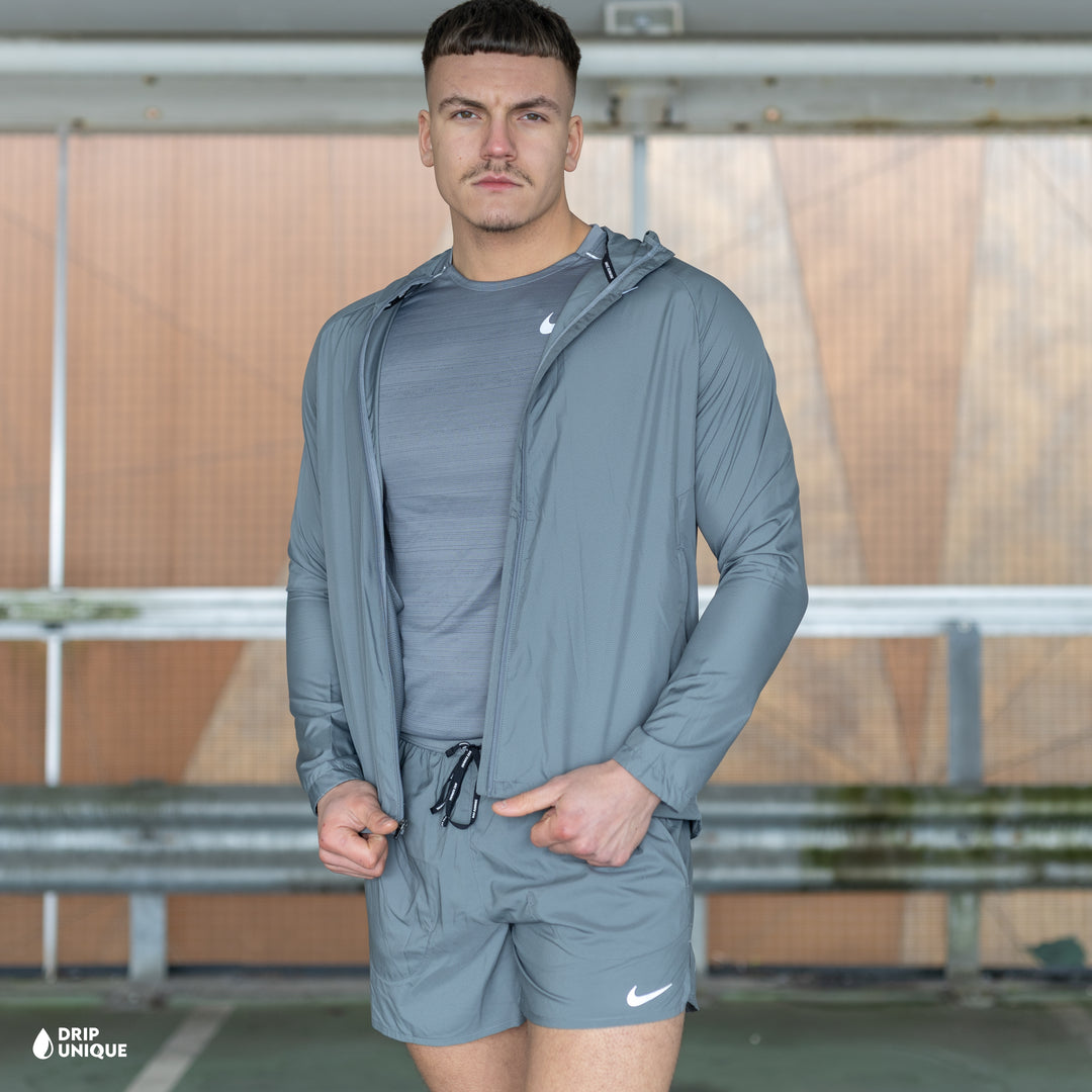 Nike Essential Windrunner Jacket Grey Bundle, nike sets, dripuniqueuk