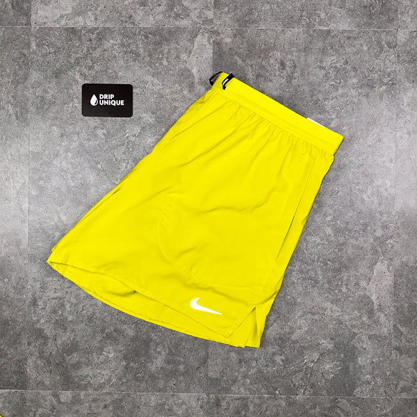 nike flex stride yellow