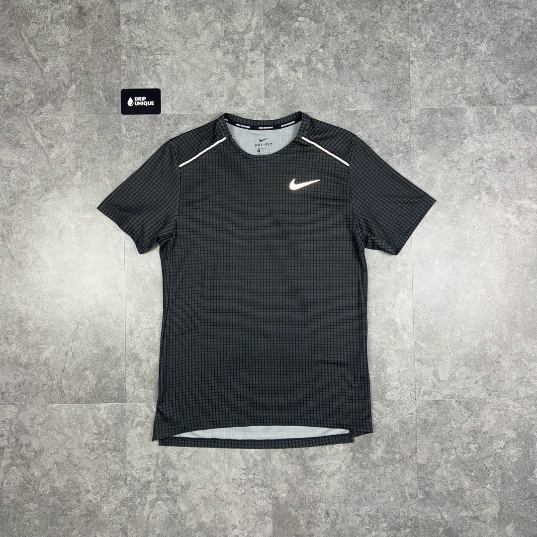 Nike Hex Miler T-Shirt Black, Nike Miler T Shirt, dripuniqueuk
