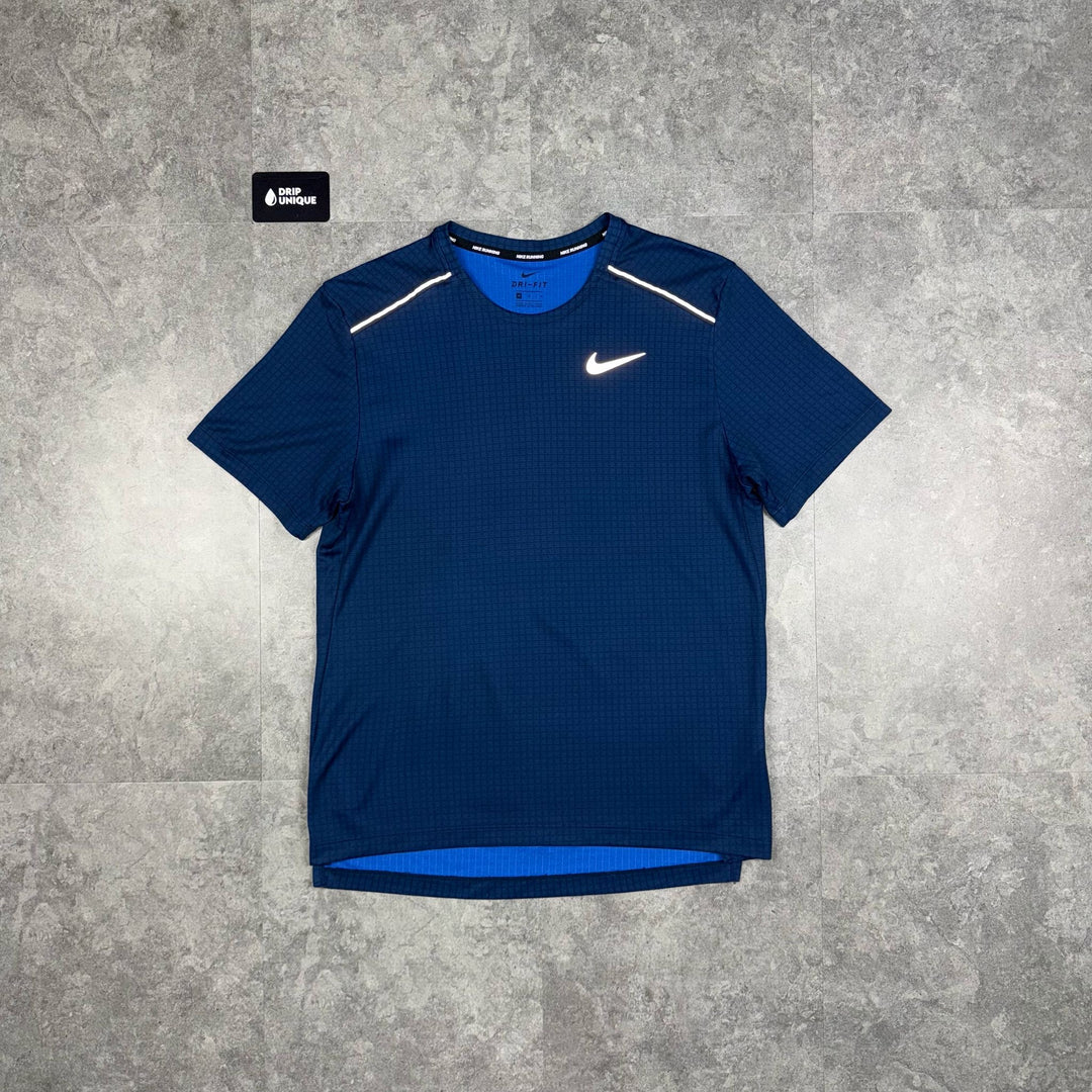 Nike Hex Miler T-Shirt Blue, Nike Miler T Shirt, dripuniqueuk