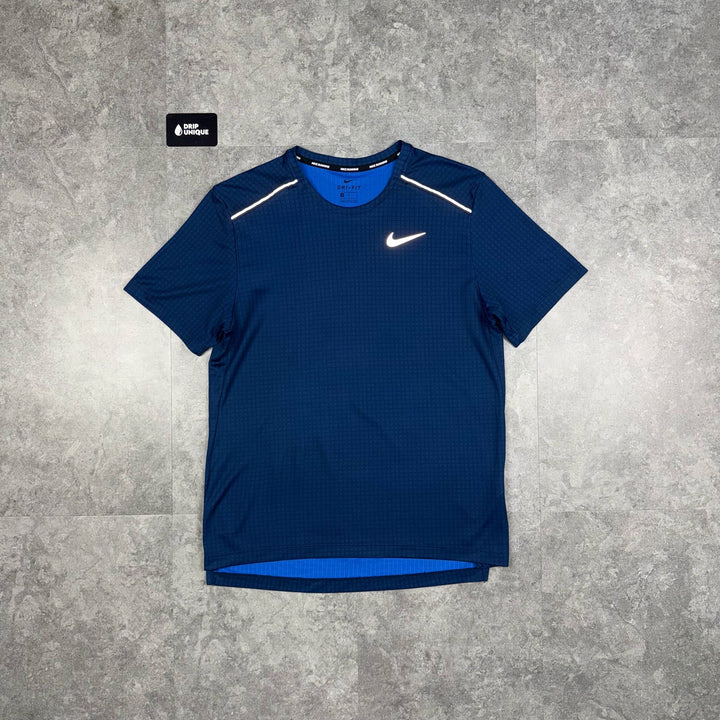 Nike Hex Miler T-Shirt Blue, Nike Miler T Shirt, dripuniqueuk