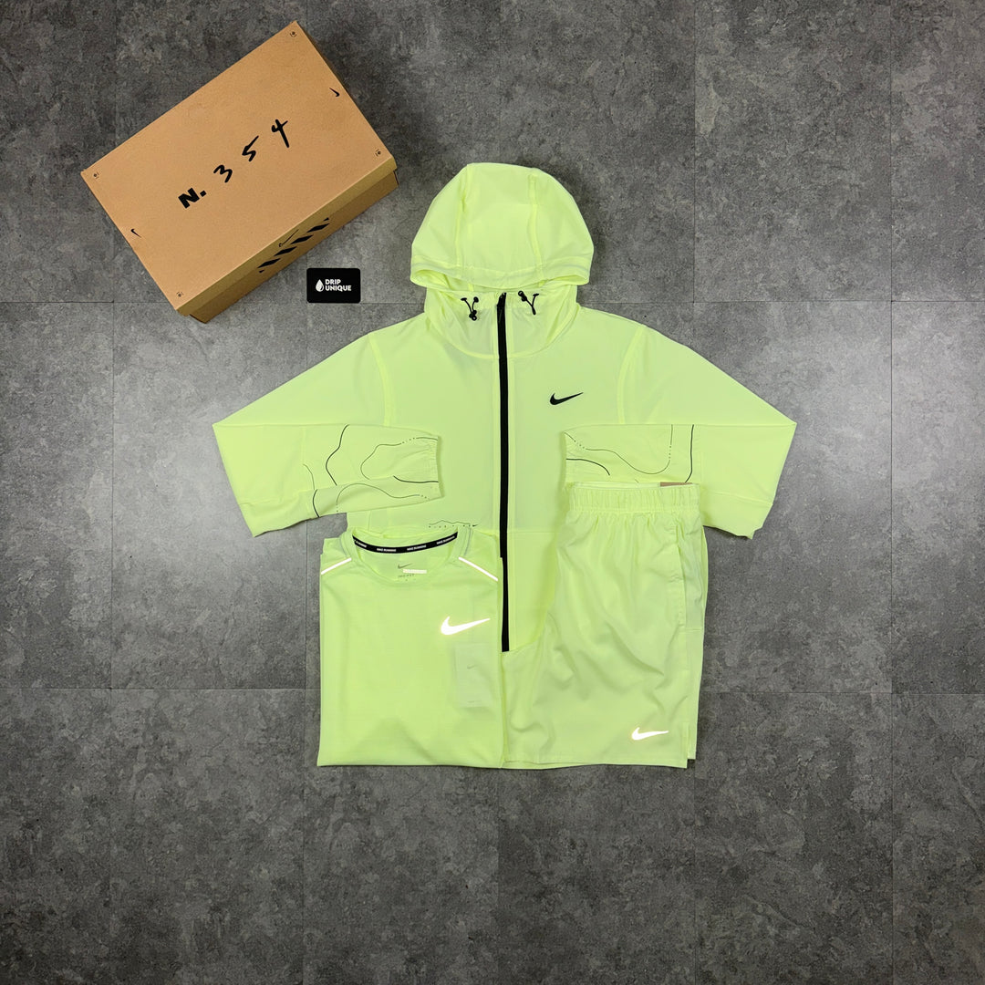 Nike “Just Do It” Windrunner Barely Volt Bundle, nike 3 piece bundle, dripuniqueuk
