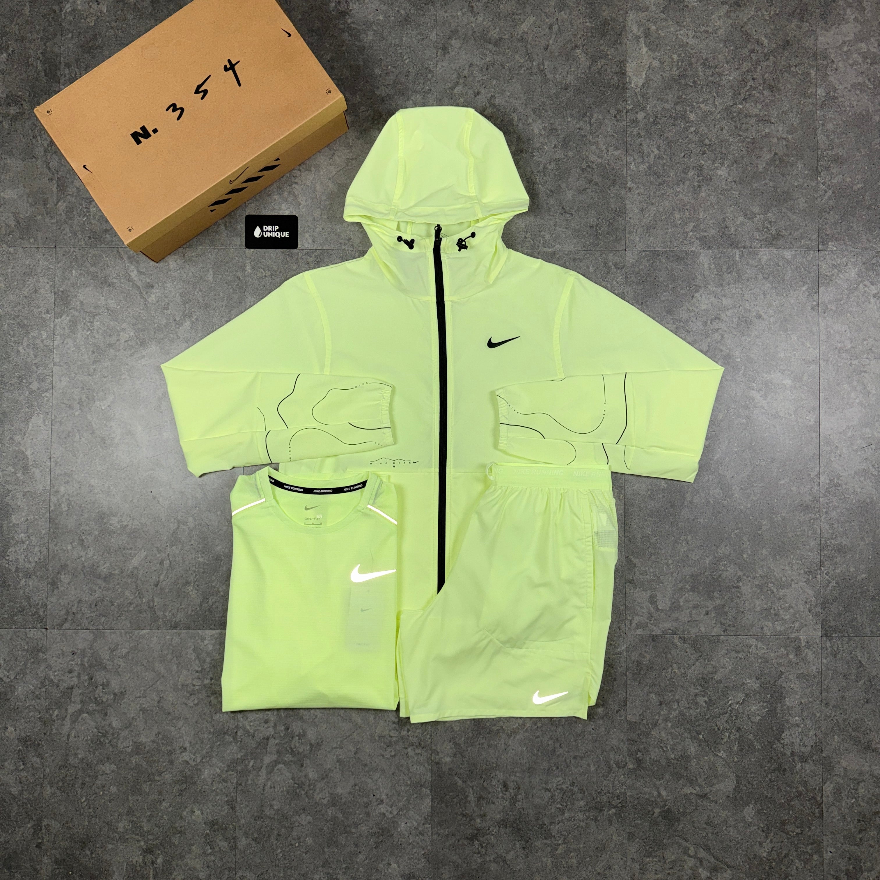Nike “Just Do It” Windrunner Barely Volt Bundle – dripuniqueuk