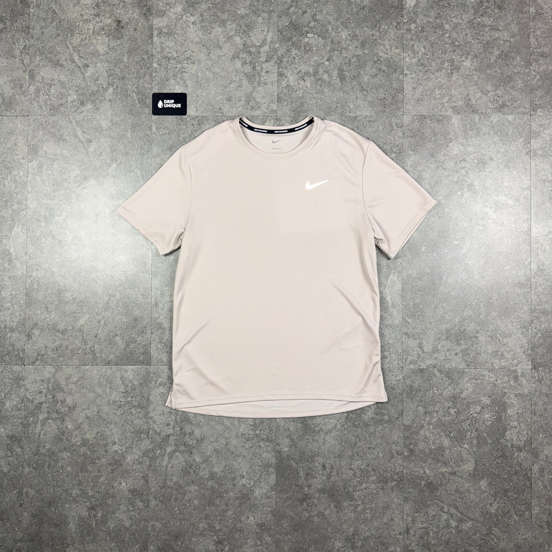 Nike Miler 3.0 T-Shirt Cream, nike miler tshirt, dripuniqueuk