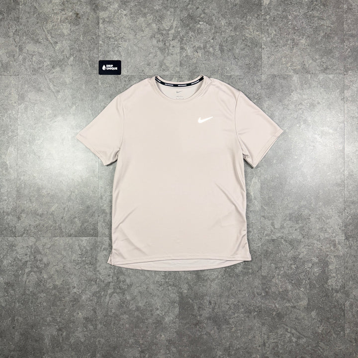 Nike Miler 3.0 T-Shirt Cream, nike miler tshirt, dripuniqueuk