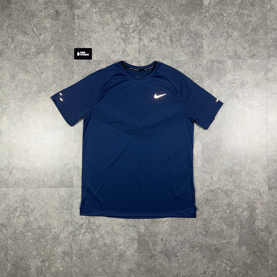 Nike Miler ADV T-Shirt Midnight Navy, nike tshirt, dripuniqueuk