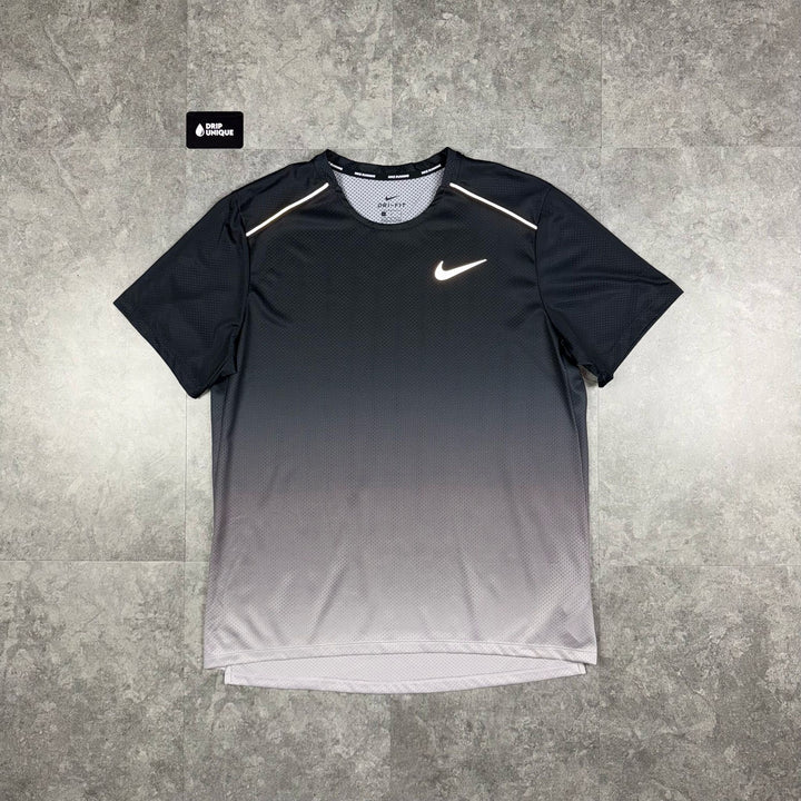 Nike Miler Pinwheel T-Shirt Black, Nike Miler T Shirt, dripuniqueuk