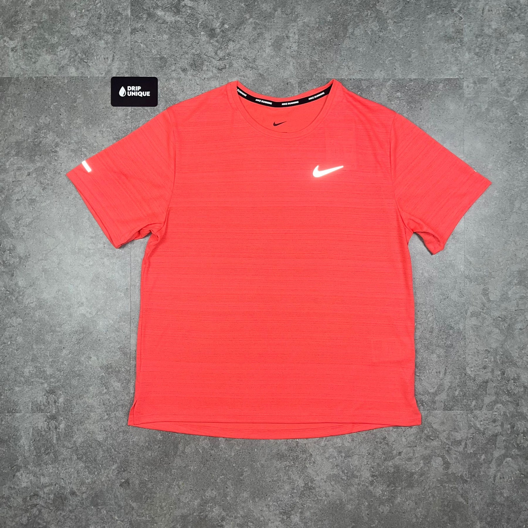 nike miler red t shirt
