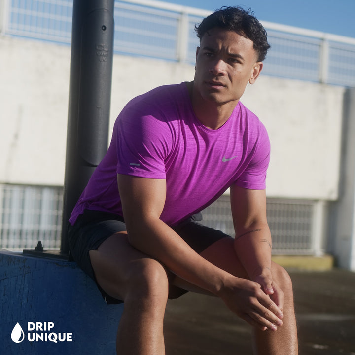 Nike Miler T-Shirt 2.0 Purple, Nike Miler T Shirt, dripuniqueuk
