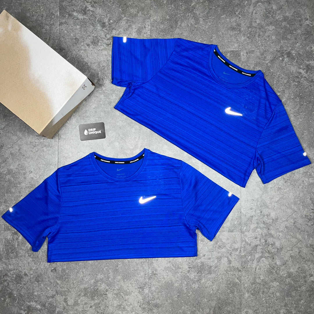 Nike Miler T-Shirt 2.0 Royal Blue, Nike Miler Top, dripuniqueuk