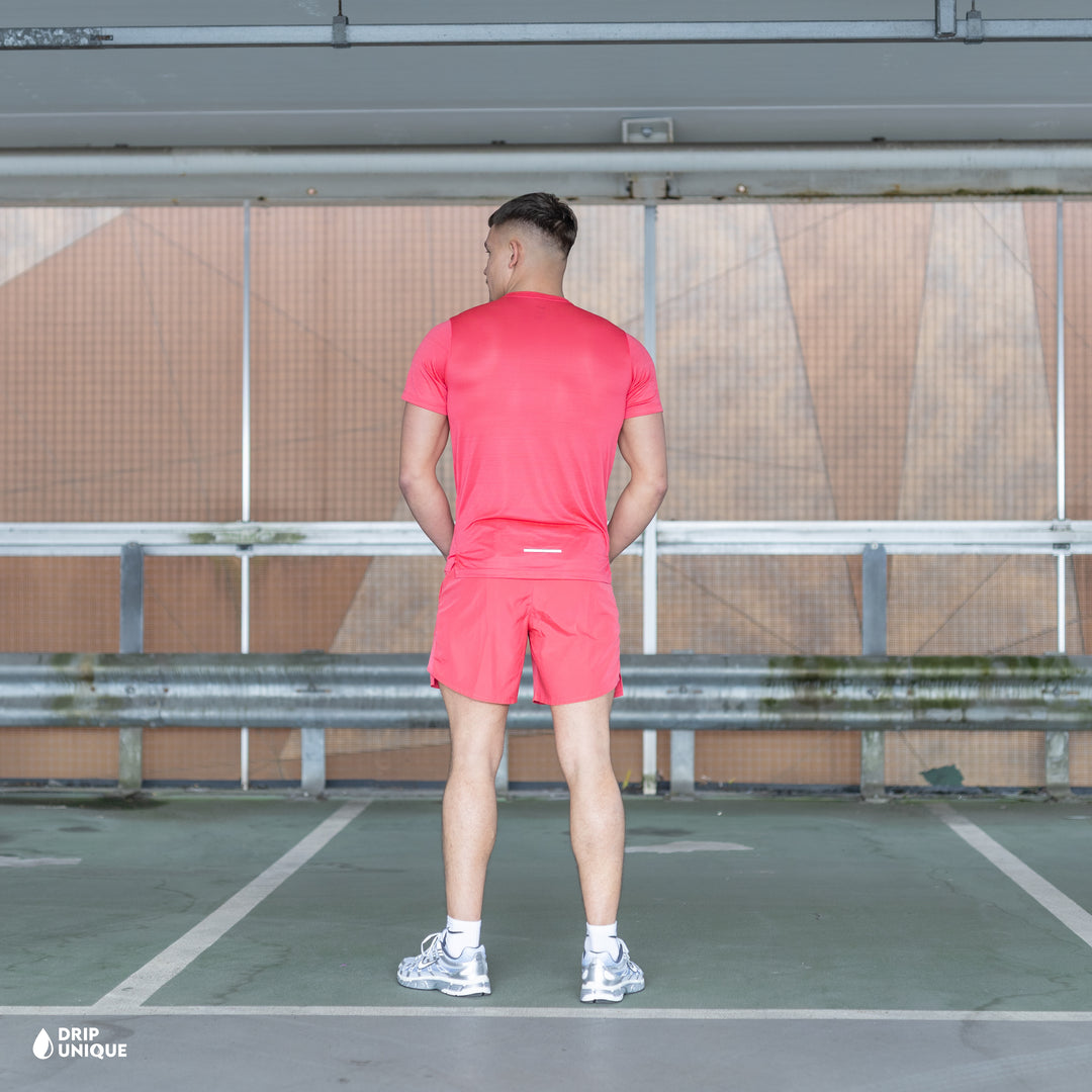 Nike Miler T-Shirt Aster Pink & Aster Pink Challenger Shorts Set, nike miler set, dripuniqueuk