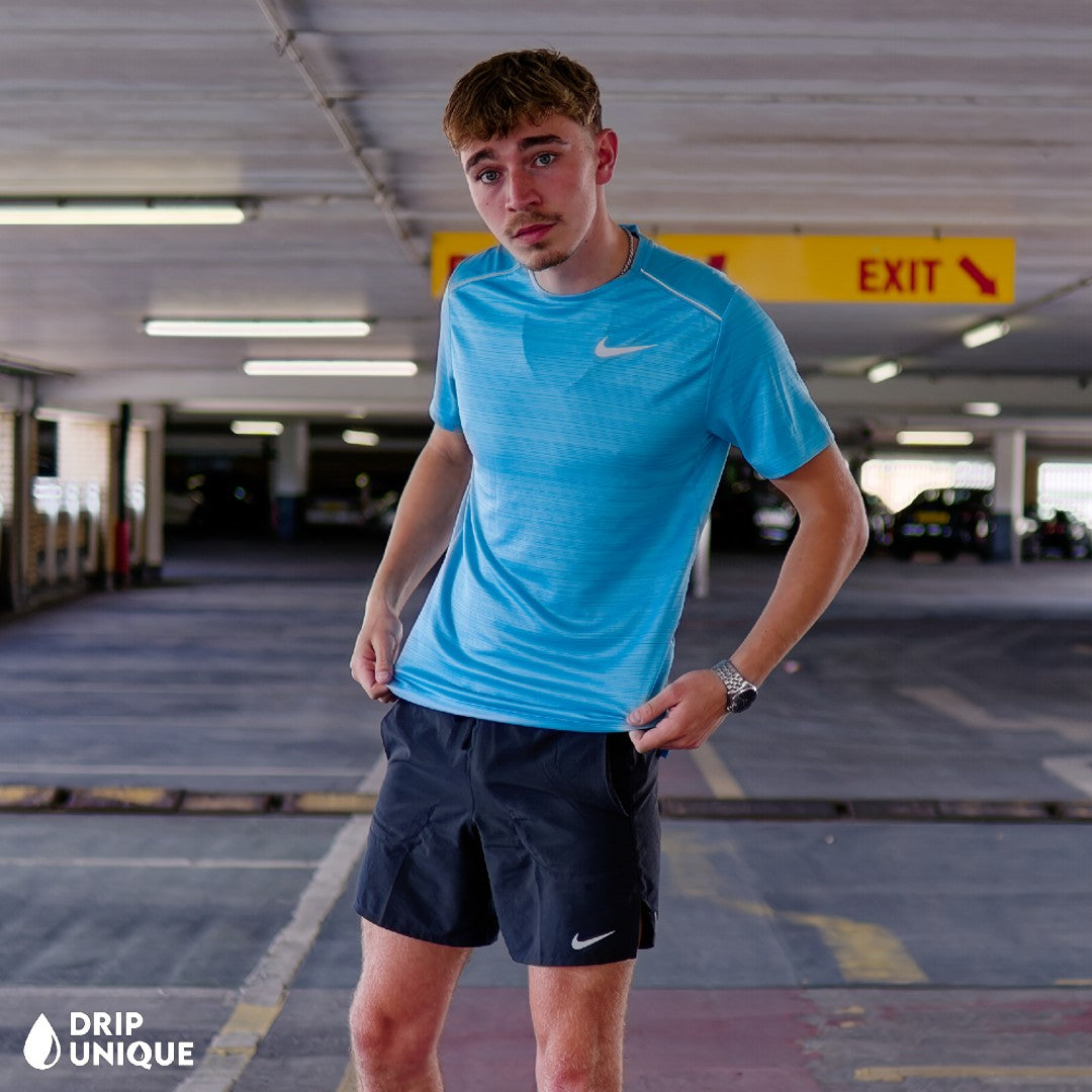 Nike Miler T Shirt Baltic Blue dripuniqueuk