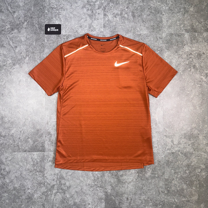 Nike Miler T-Shirt Dark Russet, Nike Miler T Shirt, dripuniqueuk