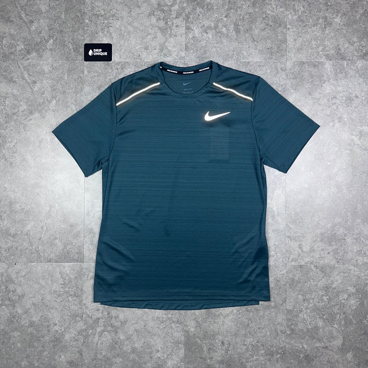 Nike Miler T-Shirt Deep Jungle, Nike Miler T Shirt, dripuniqueuk