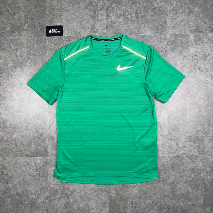 Nike Miler T-Shirt Emerald Green, Nike Miler T Shirt, dripuniqueuk
