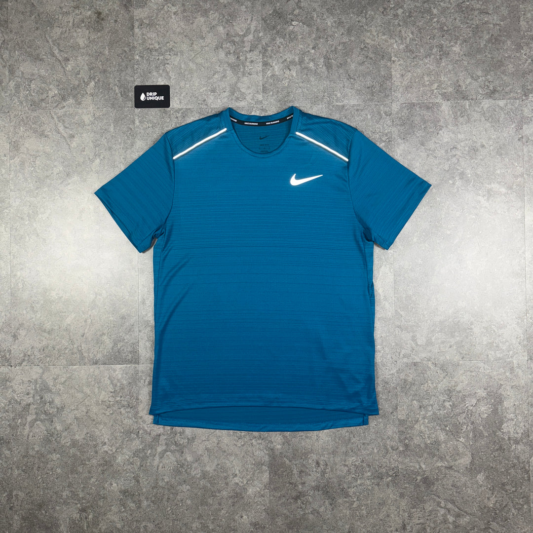 Nike Miler T-Shirt Green Abyss, Nike Miler Top, dripuniqueuk