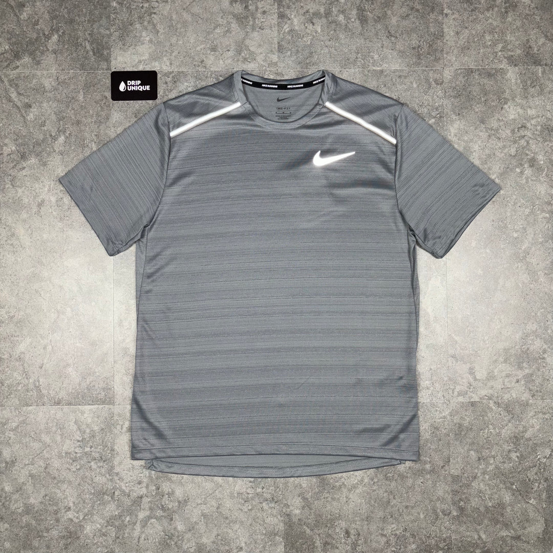 Nike Miler T-Shirt Grey, Nike Miler T Shirt, dripuniqueuk