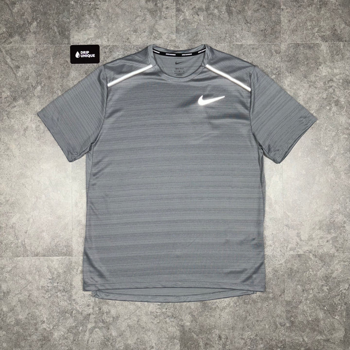 Nike Miler T-Shirt Grey, Nike Miler T Shirt, dripuniqueuk