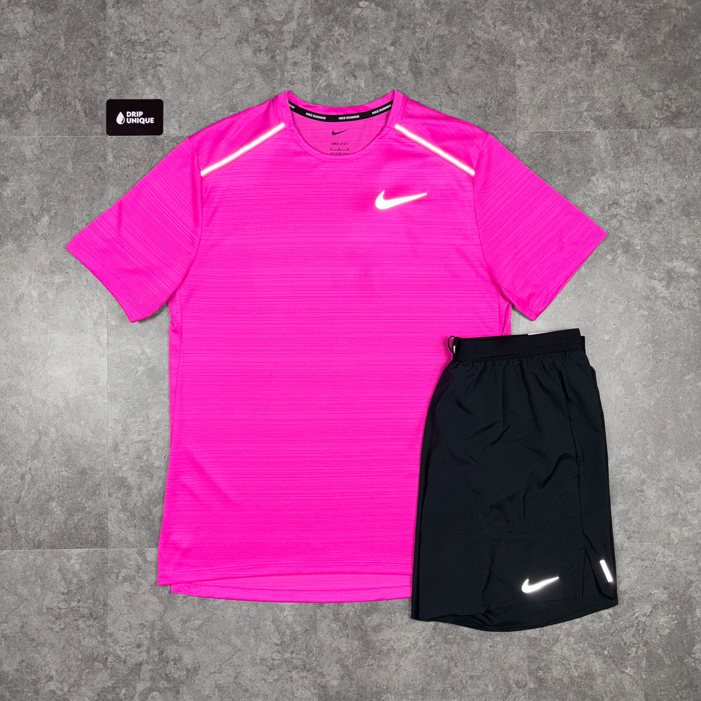 Pink and black nike shirt hot sale