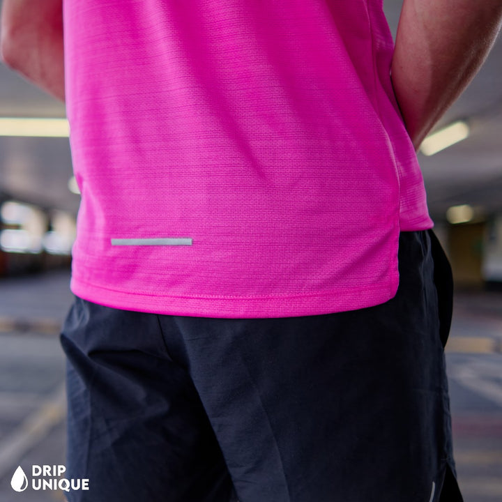 Nike Miler T-Shirt Hot Pink & Black Flex Stride Shorts Set, Nike Shorts Set, dripuniqueuk