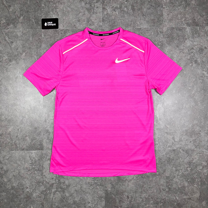 Nike Miler T-Shirt Hot Pink, Nike Miler, Pink Nike Miler, dripuniqueuk