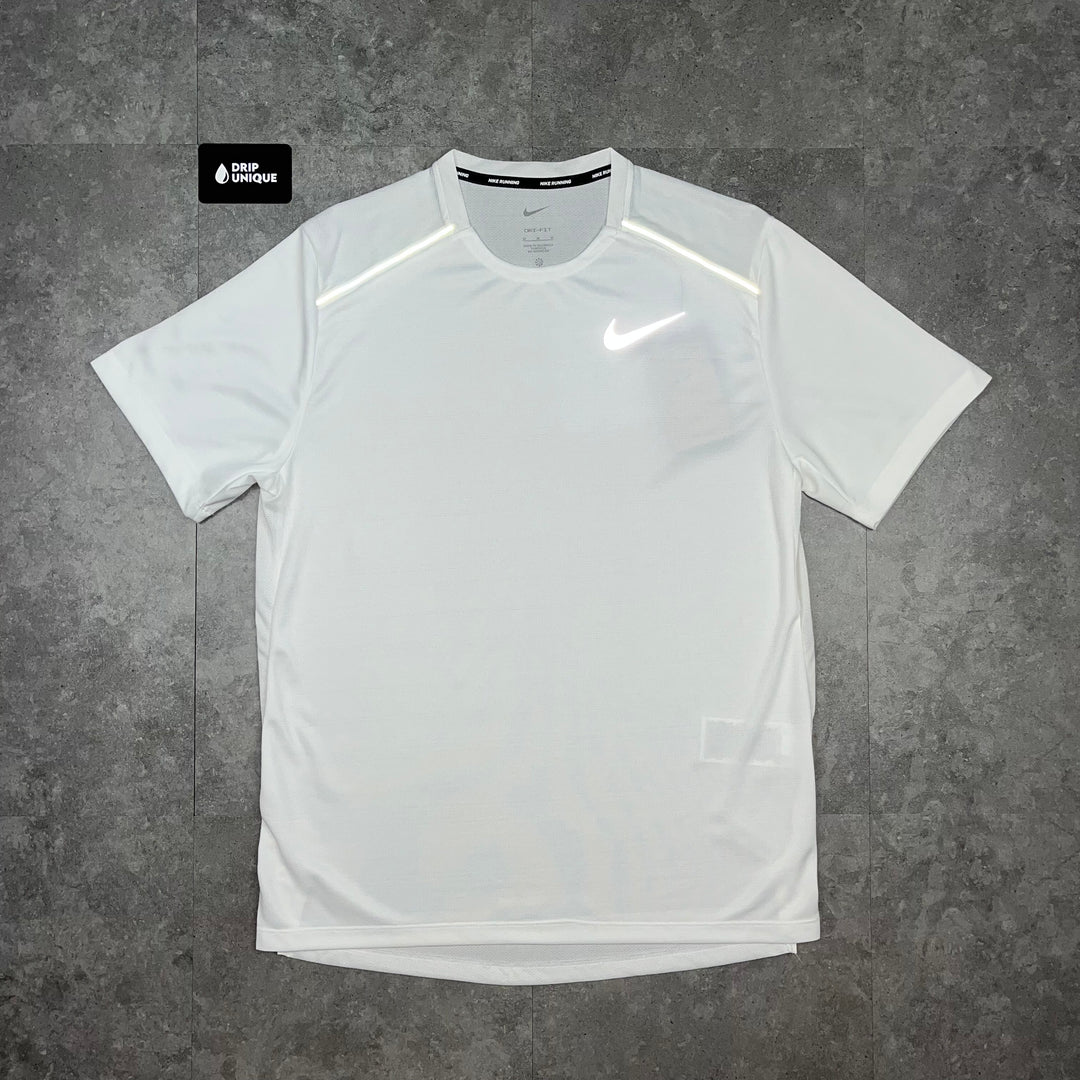 Nike Miler T Shirt Ice White dripuniqueuk