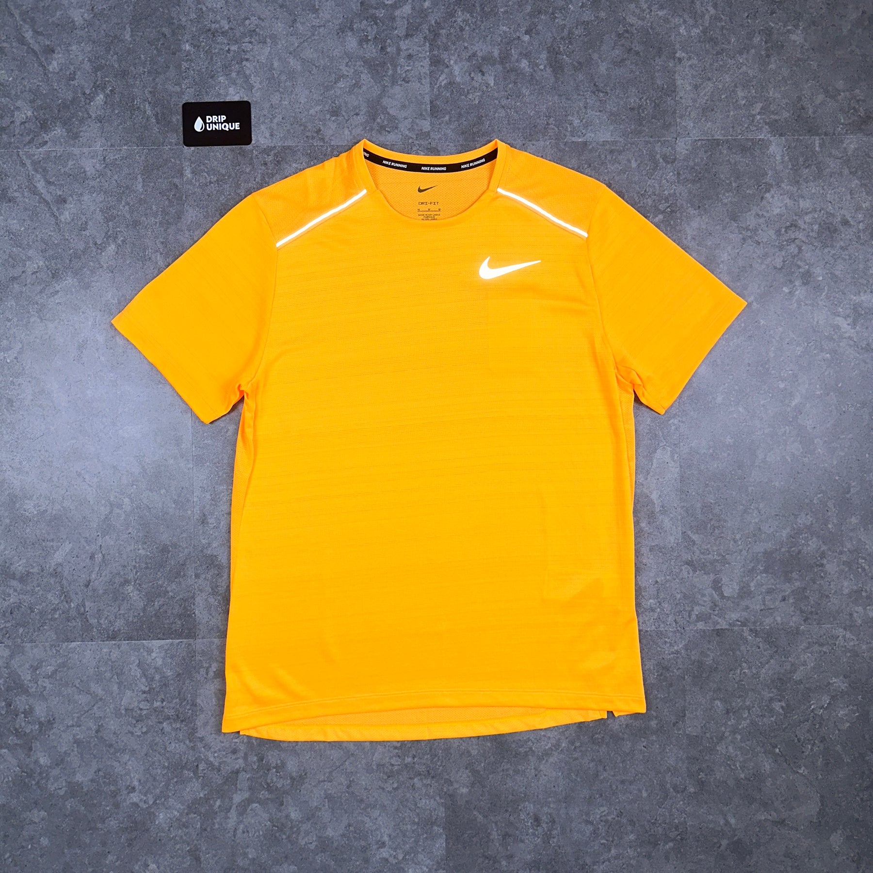 Nike Miler T-Shirt Laser Orange – dripuniqueuk - Main Image