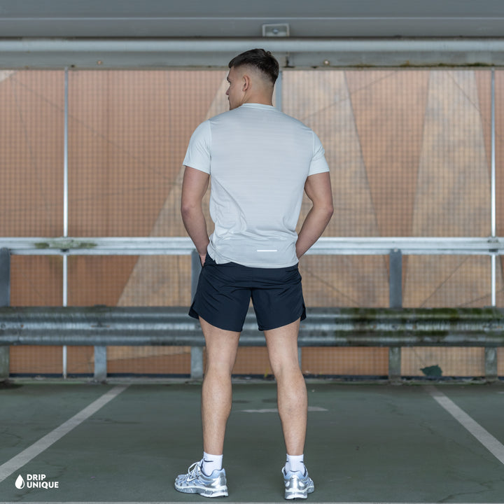 Nike Miler T-Shirt Light Bone & Black Challenger Shorts Set, nike miler set, dripuniqueuk