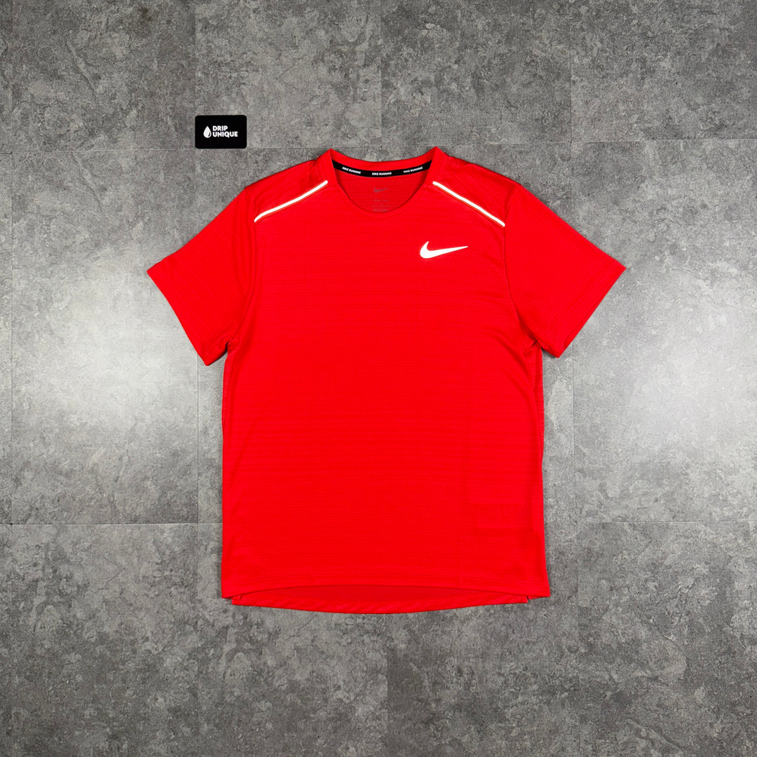 Nike Miler T-Shirt Light Crimson Red, Nike Miler Top, dripuniqueuk
