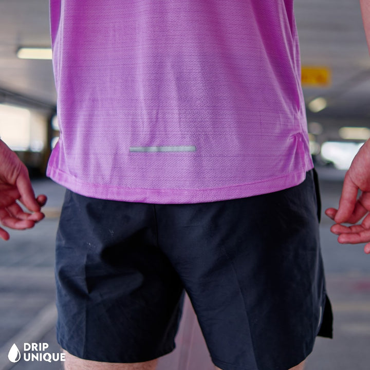 Nike Miler T-Shirt Lilac & Black Flex Stride Shorts Set, Nike Sets, Set Nike, dripuniqueuk