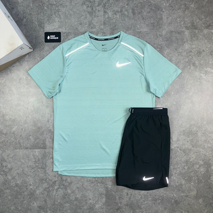 Nike Miler T-Shirt Mineral, Nike Miler 1.0, Nike MIiler Top, dripuniqueuk