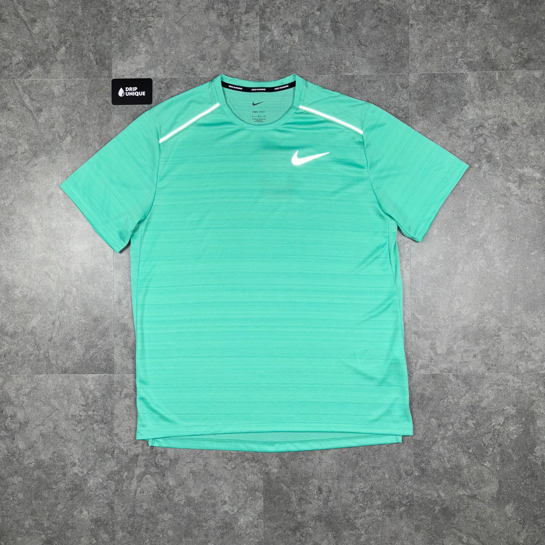 Nike Miler T-Shirt Mint Green, Nike Miler Top, dripuniqueuk