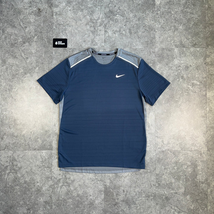 Nike Miler T-Shirt Navy / Grey, nike miler, dripuniqueuk