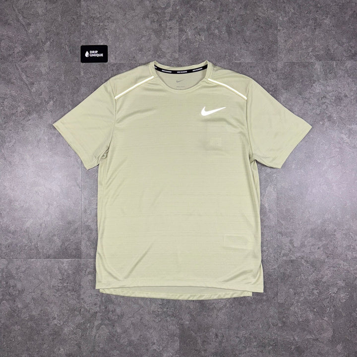 Nike Miler T-Shirt Olive Green, Nike Miler T Shirt, dripuniqueuk