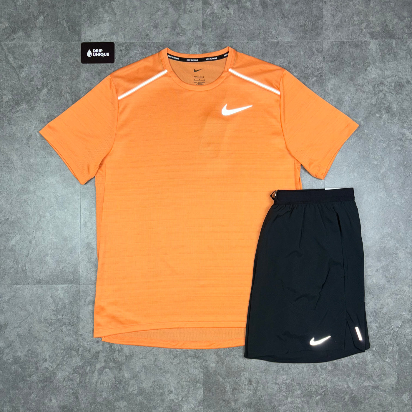 Nike black and orange shorts sales