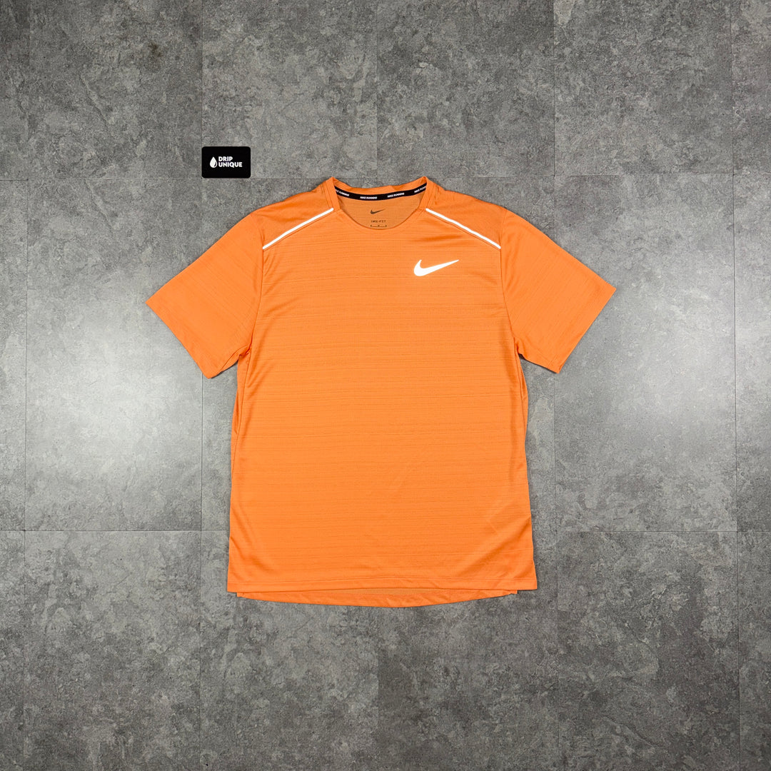 Nike Miler T-Shirt Orange Trance, nike miler, dripuniqueuk
