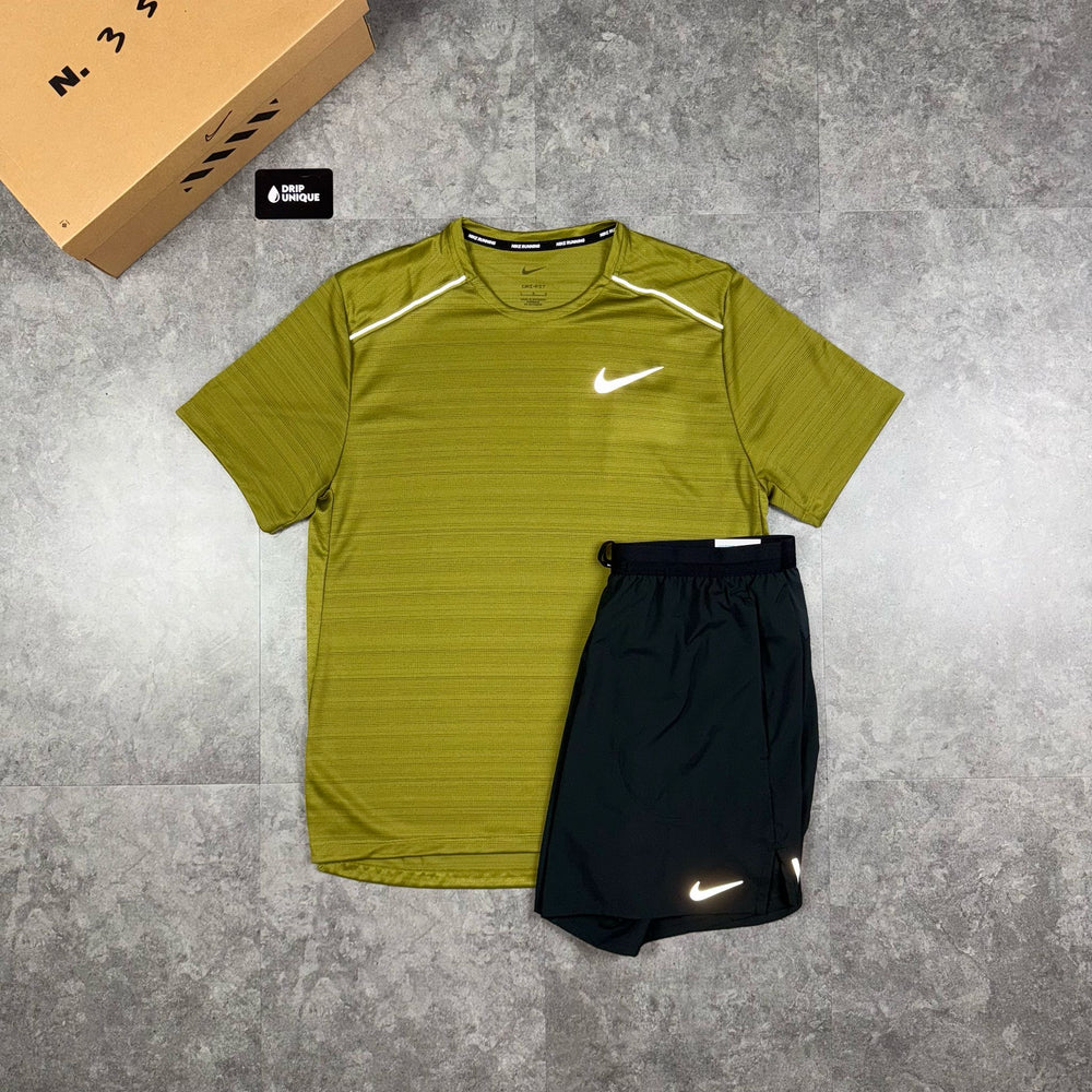Nike Miler T-Shirt Pacific Moss, Nike Miler, dripuniqueuk