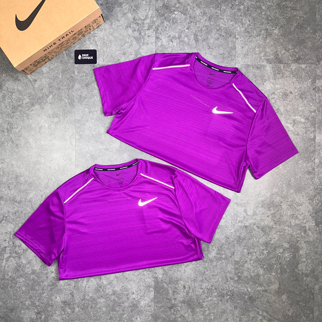 Nike Miler T-Shirt Purple, Nike Miler T Shirt, Nike Miler 1.0, dripuniqueuk