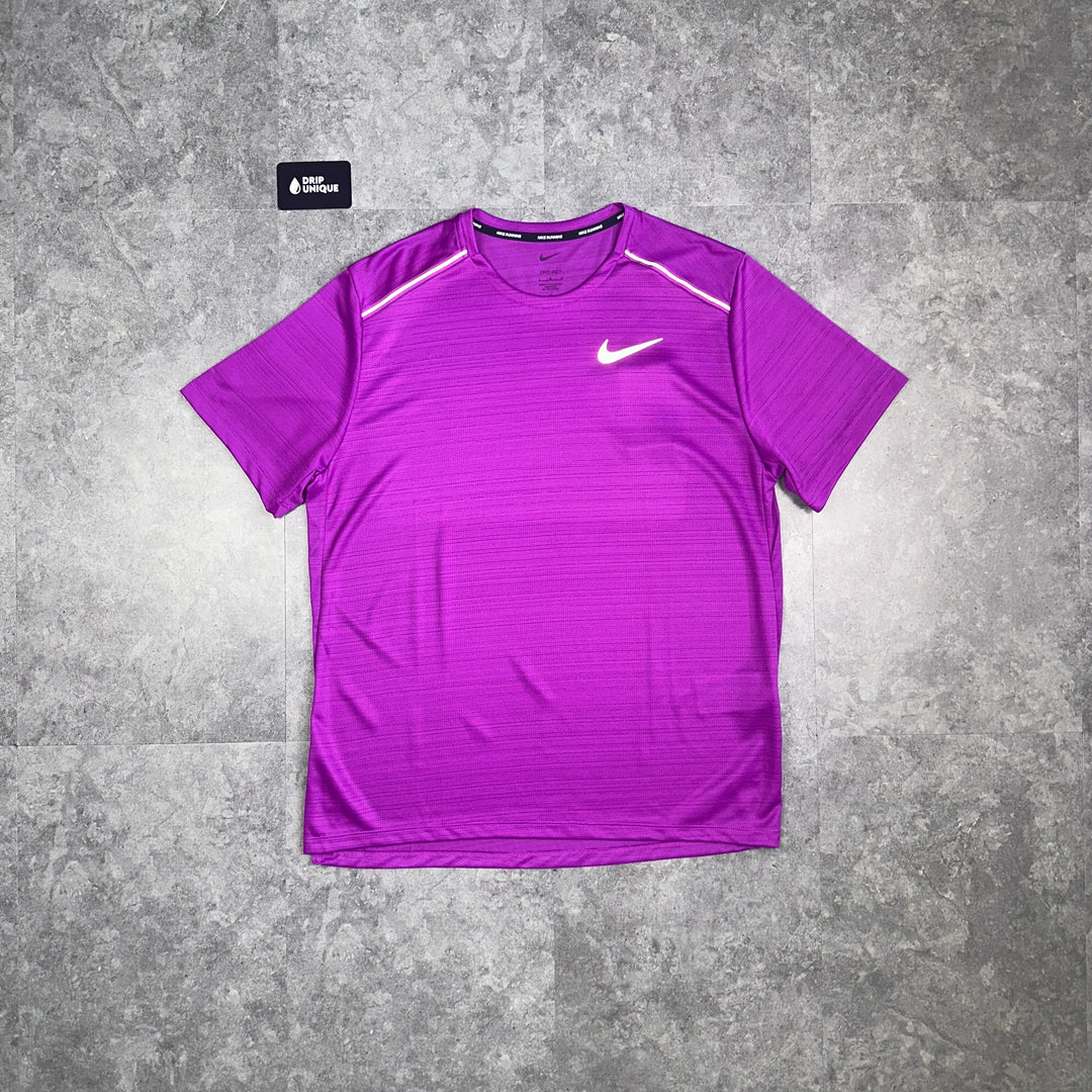 Nike Miler T Shirt Purple