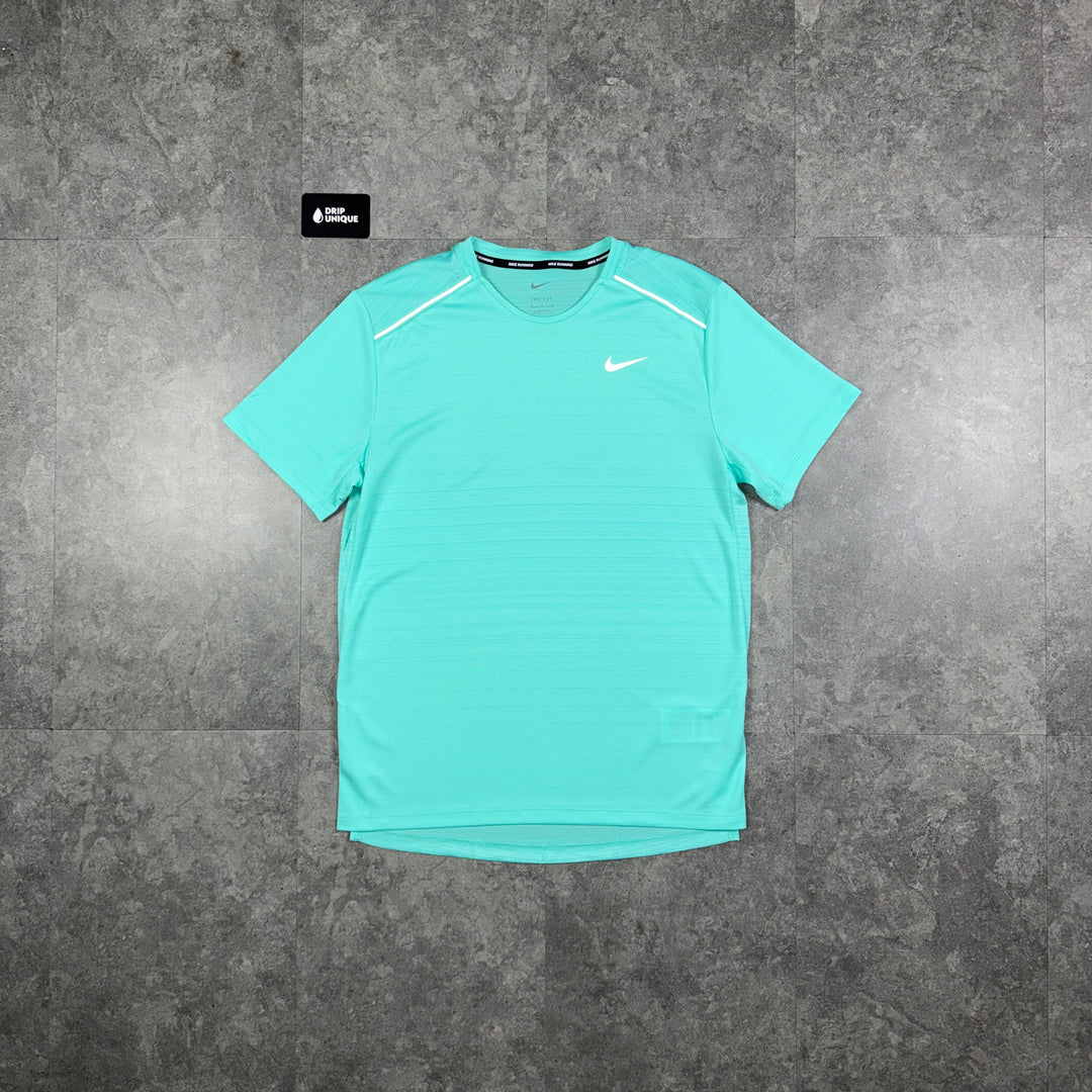 Nike Miler T-Shirt Turquoise, nike miler tshirt, dripuniqueuk