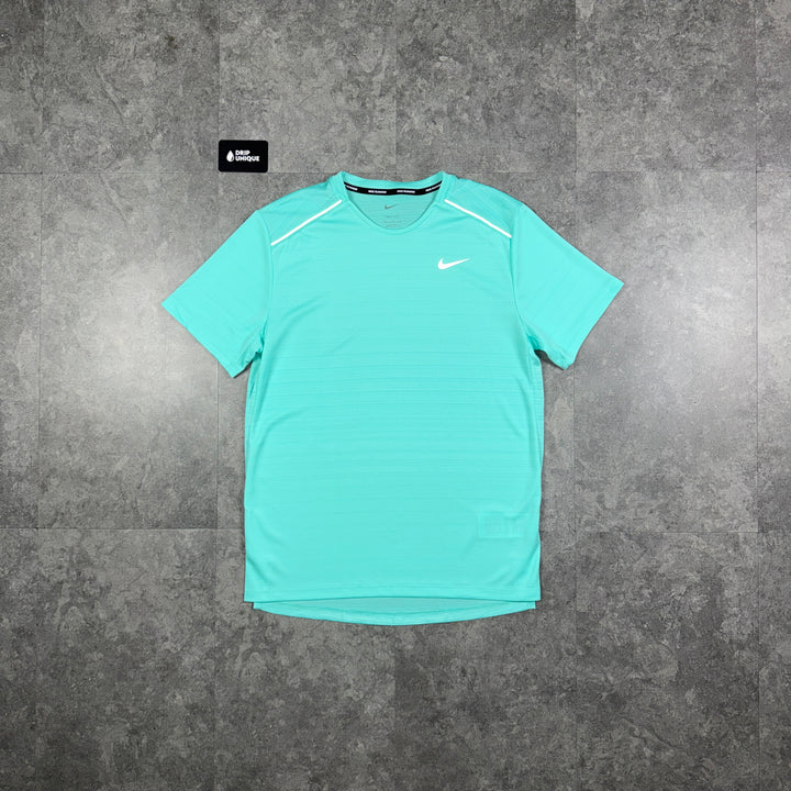 Nike Miler T-Shirt Turquoise, nike miler tshirt, dripuniqueuk