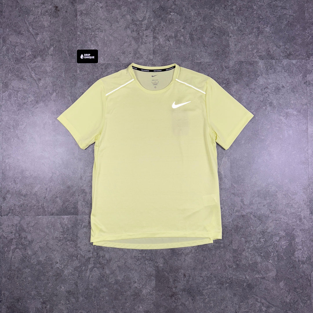 Nike Miler T-Shirt Washed Volt, Nike Miler Top, dripuniqueuk