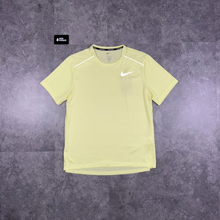 Nike Miler T-Shirt Washed Volt, Nike Miler Top, dripuniqueuk