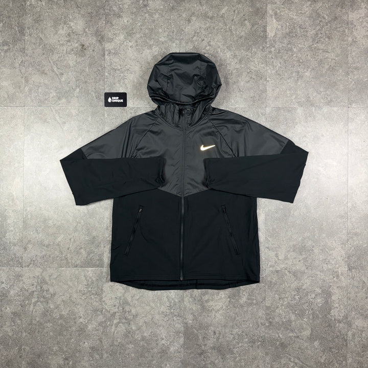 Nike Miler Therma-Fit Repel Windrunner Jacket Black, nike jacket, dripuniqueuk