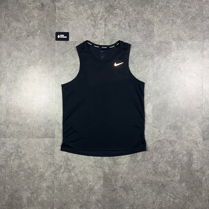Nike Miler Vest Black, nike vest, dripuniqueuk