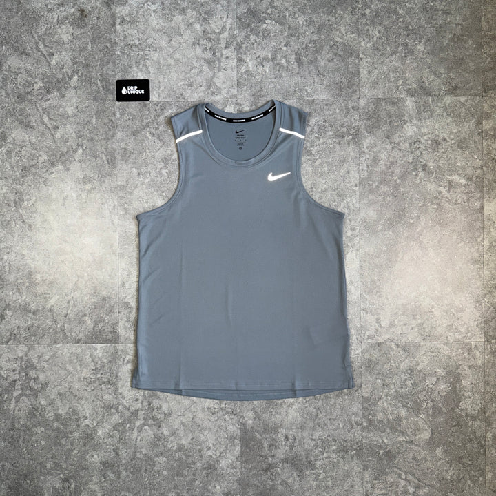 Nike Miler Vest Grey, nike vest, dripuniqueuk