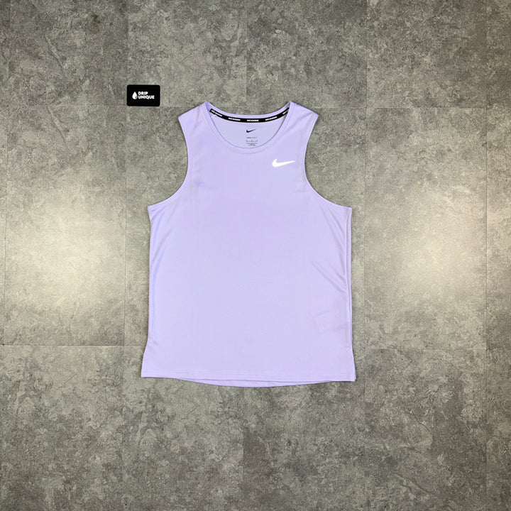 Nike Miler Vest Lavender, nike vest, dripuniqueuk